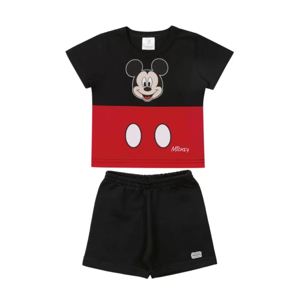 Conjunto Mickey vermelho