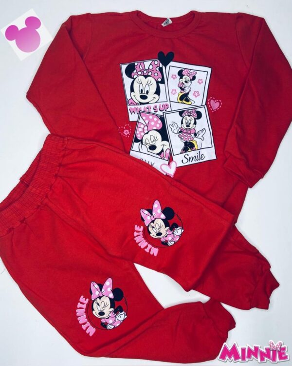 conjunto minnie vermelho